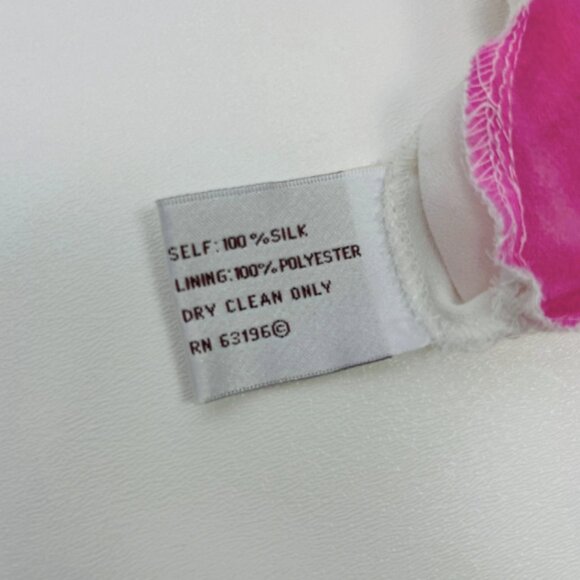 Suzi Chin Colorful Fairycore Dress Whimsical Asymmetrical 100% Silk Y2K - Picture 14 of 14